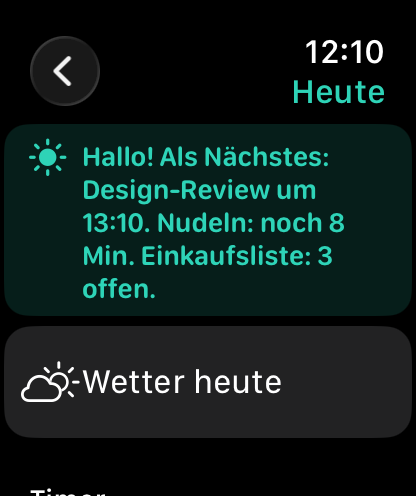 „Guten Morgen“: dein Tag